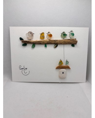 ILUSTRACIÓN HECHA CON CRISTAL MARINO O LÁGRIMAS DE SIRENA