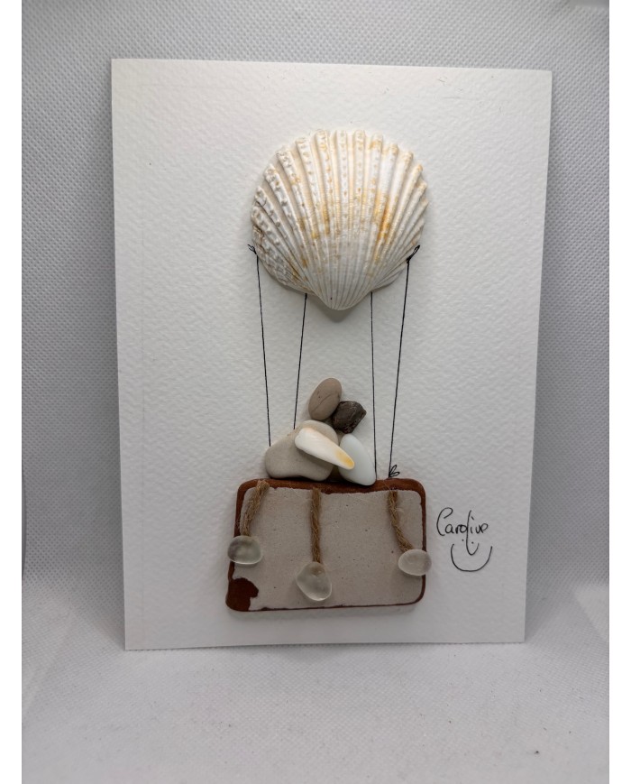 ILUSTRACIÓN  HECHA CON CRISTAL MARINO DEL MEDITERRÁNEO