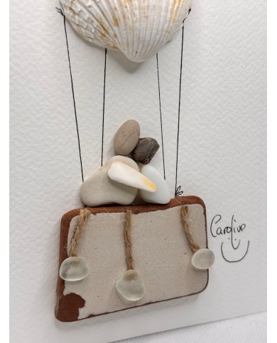 ILUSTRACIÓN  HECHA CON CRISTAL MARINO DEL MEDITERRÁNEO