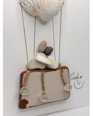 ILUSTRACIÓN  HECHA CON CRISTAL MARINO DEL MEDITERRÁNEO