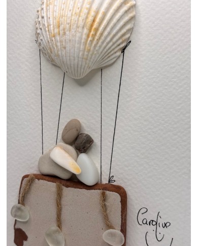 ILUSTRACIÓN  HECHA CON CRISTAL MARINO DEL MEDITERRÁNEO