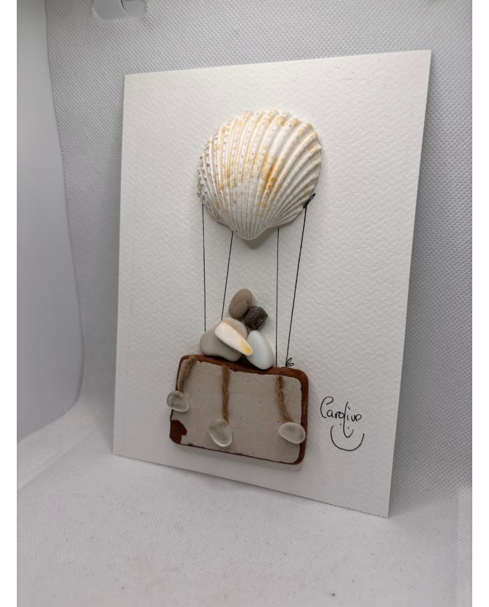 ILUSTRACIÓN  HECHA CON CRISTAL MARINO DEL MEDITERRÁNEO