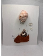 ILUSTRACIÓN HECHA CON TROCITOS DEL MAR MEDITERRÁNEO