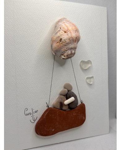 ILUSTRACIÓN HECHA CON TROCITOS DEL MAR MEDITERRÁNEO