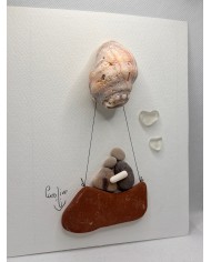 ILUSTRACIÓN HECHA CON TROCITOS DEL MAR MEDITERRÁNEO