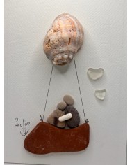 ILUSTRACIÓN HECHA CON TROCITOS DEL MAR MEDITERRÁNEO