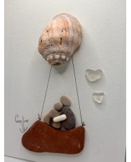 ILUSTRACIÓN HECHA CON TROCITOS DEL MAR MEDITERRÁNEO