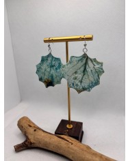 PENDIENTES ARTESANOS DE HOJA NATURAL