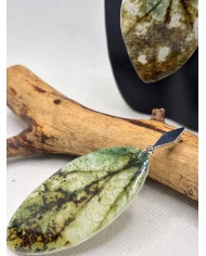 PENDIENTES ARTESANOS DE HOJA NATURAL ESQUELETIZADA