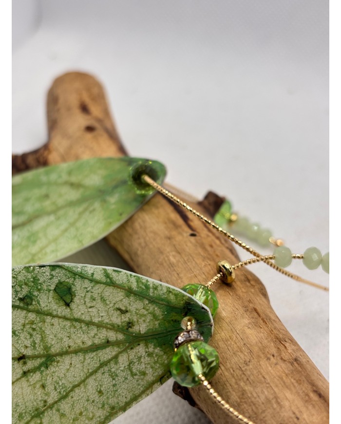 PENDIENTES ARTESANOS DE HOJA NATURAL ESQUELETIZADA