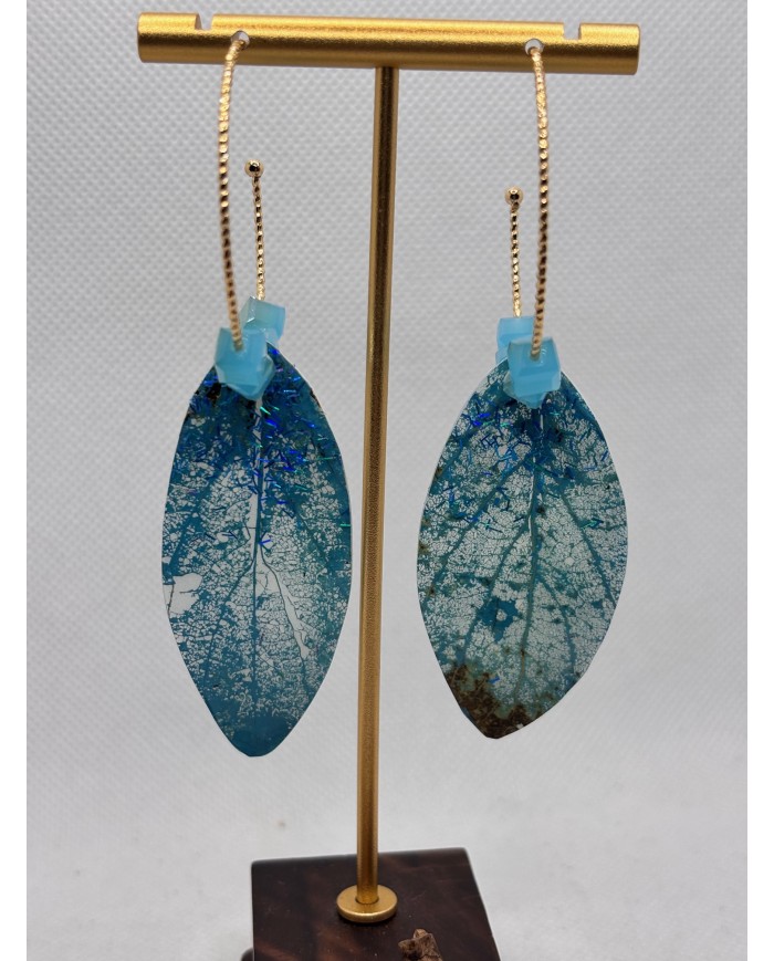 PENDIENTES ARTESANOS DE HOJA NATURAL ESQUELETIZAD1