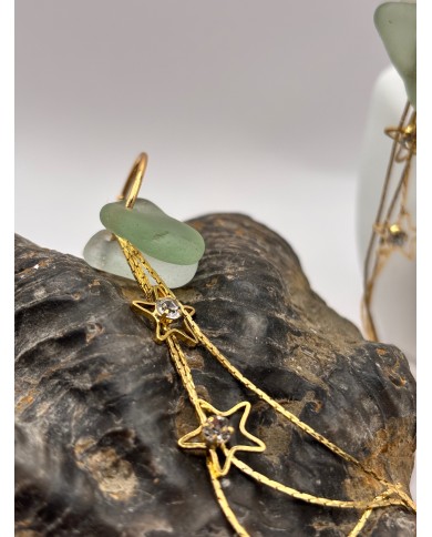 PENDIENTES DE CRISTAL MARINO ARTESANO1