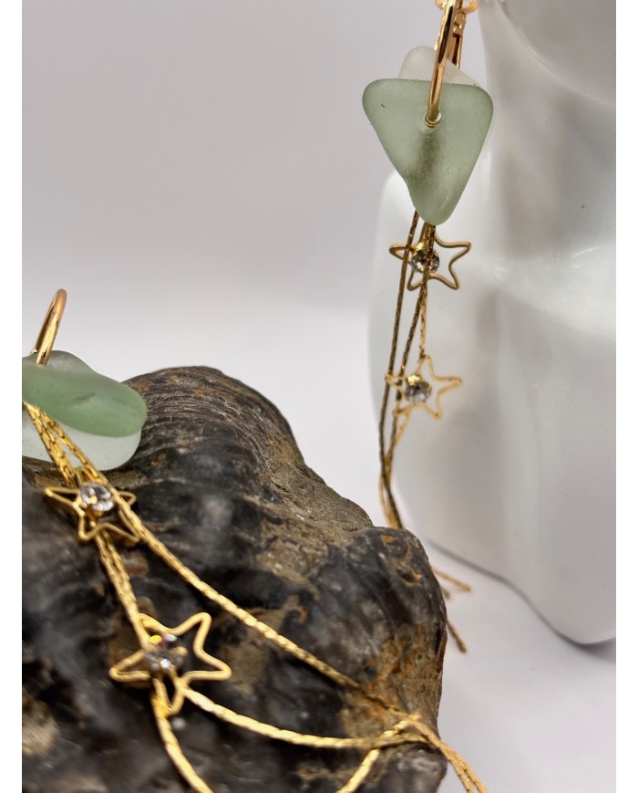 PENDIENTES DE CRISTAL MARINO ARTESANO1