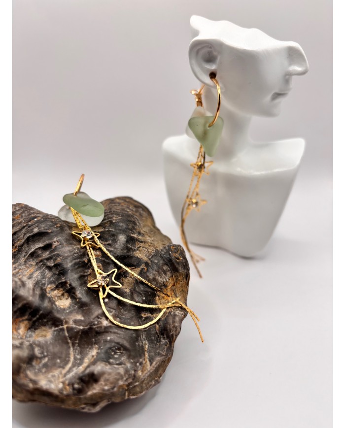 PENDIENTES DE CRISTAL MARINO ARTESANO1