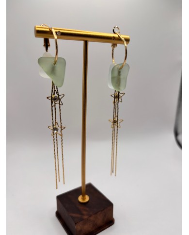 PENDIENTES DE CRISTAL MARINO ARTESANO1