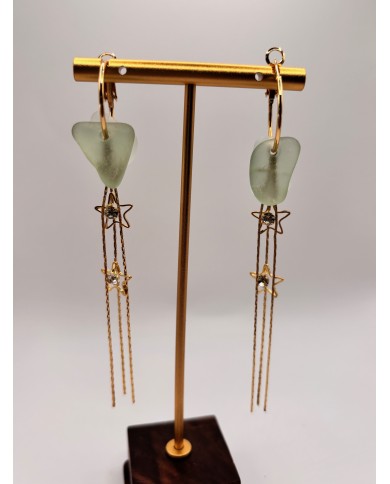 PENDIENTES DE CRISTAL MARINO ARTESANO1