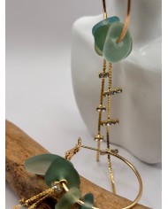 PENDIENTES DE CRISTAL MARINO O LÁGRIMAS DE SIRENA
