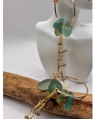 PENDIENTES DE CRISTAL MARINO O LÁGRIMAS DE SIRENA