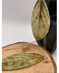 PENDIENTES ARTESANOS DE HOJA NATURAL ESQUELETIZADA