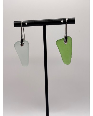 PENDIENTES DE CRISTAL MARINO ARTESANOS