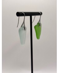 PENDIENTES DE CRISTAL MARINO ARTESANOS