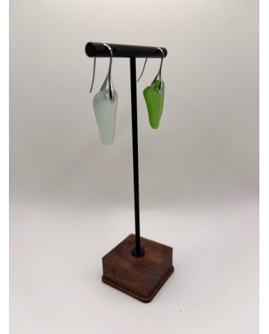 PENDIENTES DE CRISTAL MARINO ARTESANOS