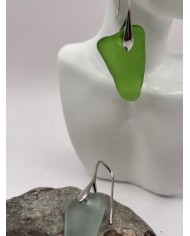 PENDIENTES DE CRISTAL MARINO ARTESANOS