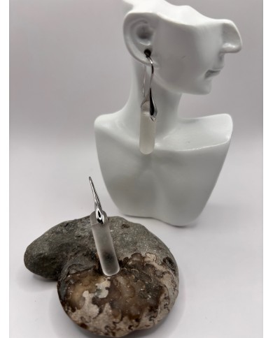 PENDIENTES DE CRISTAL MARINO O LÁGRIMAS DE SIRENA