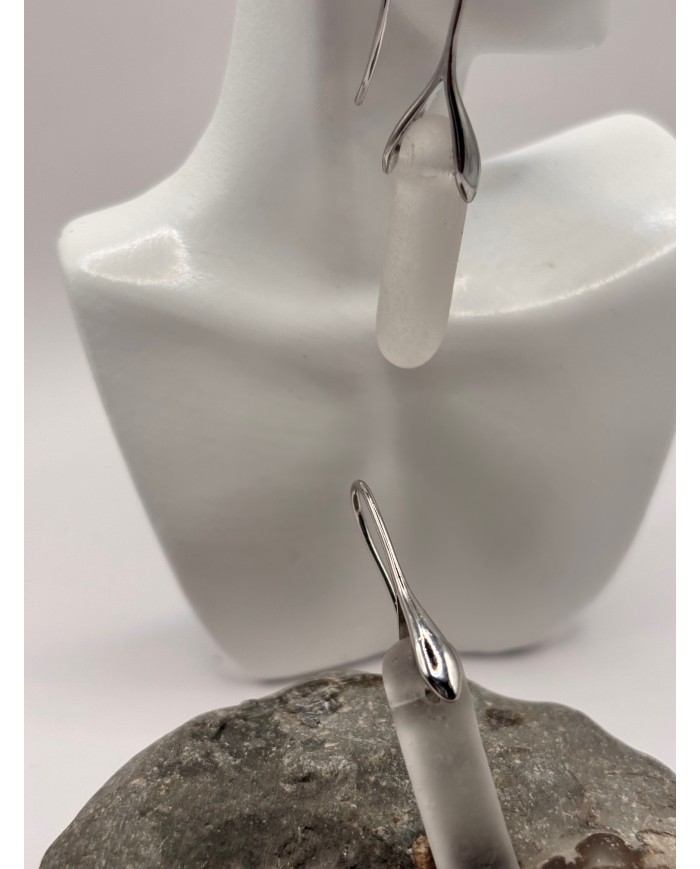 PENDIENTES DE CRISTAL MARINO O LÁGRIMAS DE SIRENA