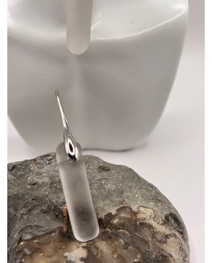 PENDIENTES DE CRISTAL MARINO O LÁGRIMAS DE SIRENA