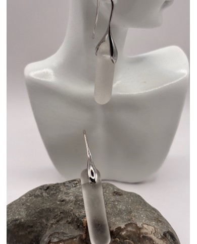 PENDIENTES DE CRISTAL MARINO O LÁGRIMAS DE SIRENA