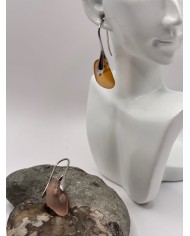 PENDIENTES ARTESANOS DE CRISTAL MARINO O LÁGRIMAS DE SIRENA