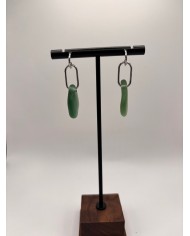 PENDIENTES ARTESANOS DE CRISTAL MARINO O LÁGRIMAS DE SIRENA