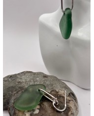 PENDIENTES ARTESANOS DE CRISTAL MARINO O LÁGRIMAS DE SIRENA