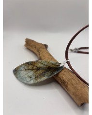 COLLAR ARTESANO DE HOJA NATURAL