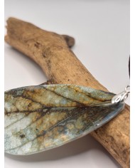 COLLAR ARTESANO DE HOJA NATURAL