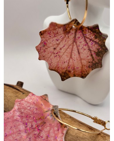 PENDIENTES ARTESANOS DE HOJA NATURAL ESQUELETIZAD1