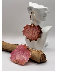 PENDIENTES ARTESANOS DE HOJA NATURAL ESQUELETIZAD1