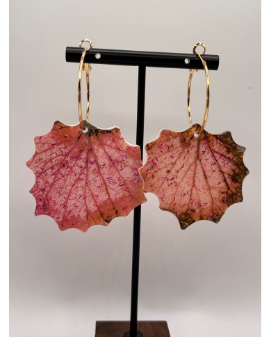 PENDIENTES ARTESANOS DE HOJA NATURAL ESQUELETIZAD1