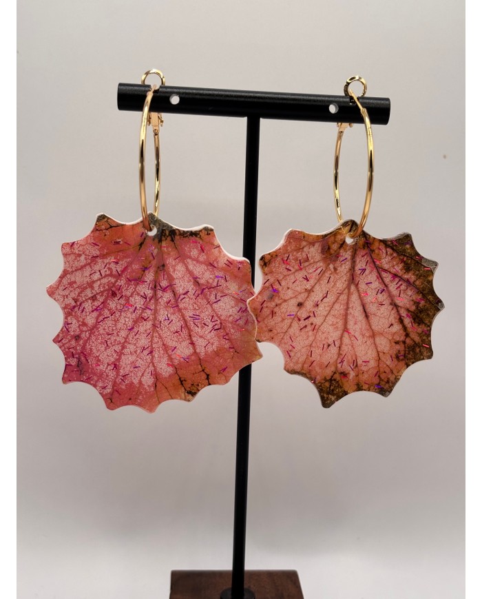 PENDIENTES ARTESANOS DE HOJA NATURAL ESQUELETIZAD1