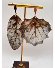 PENDIENTES ARTESANOS DE HOJA NATURAL ESQUELETIZADA1