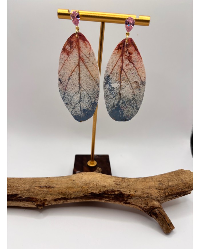 PENDIENTES ARTESANOS DE HOJA NATURAL ESQUELETIZADA1