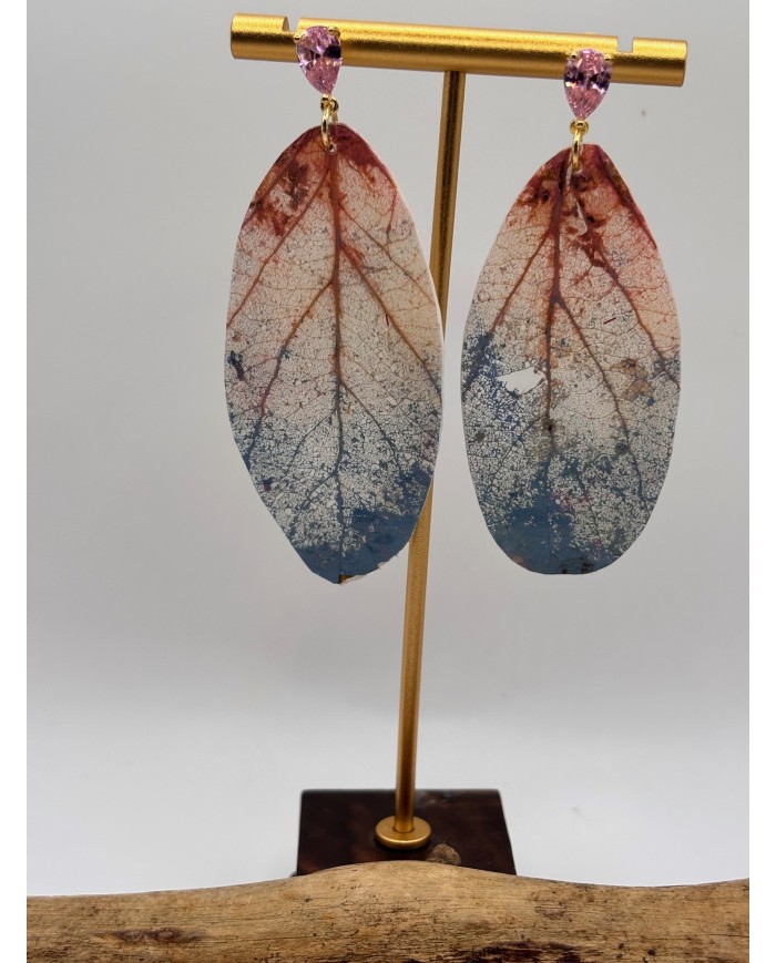 PENDIENTES ARTESANOS DE HOJA NATURAL ESQUELETIZADA1