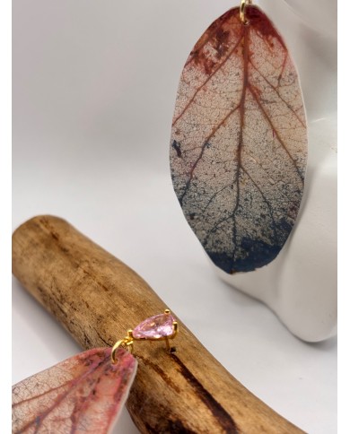 PENDIENTES ARTESANOS DE HOJA NATURAL ESQUELETIZADA1