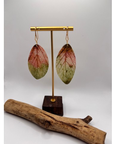 PENDIENTES ARTESANOS DE HOJA NATURAL ESQUELETIZAD1