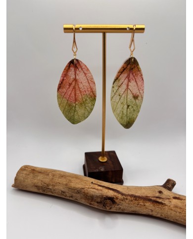 PENDIENTES ARTESANOS DE HOJA NATURAL ESQUELETIZAD1