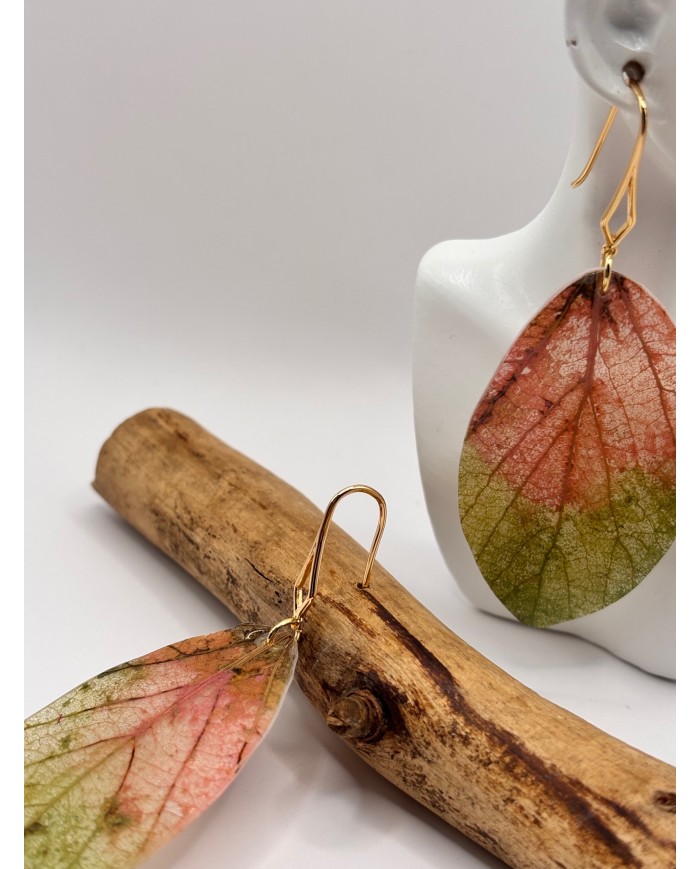 PENDIENTES ARTESANOS DE HOJA NATURAL ESQUELETIZAD1