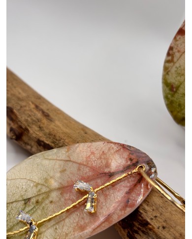 PENDIENTES ARTESANOS DE HOJA NATURAL