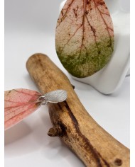 PENDIENTES ARTESANOS DE HOJA NATURAL ESQUELETIZADA