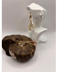 PENDIENTES ARTESANOS DE CRISTAL MARINO